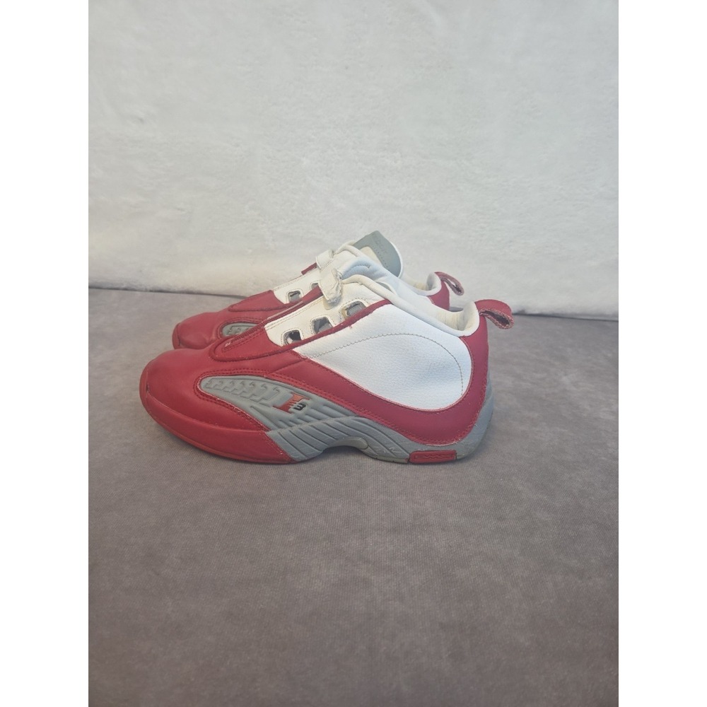 Reebok Answer IV DMX Low white and Red Men Size 6 Iverson 4 OG Original